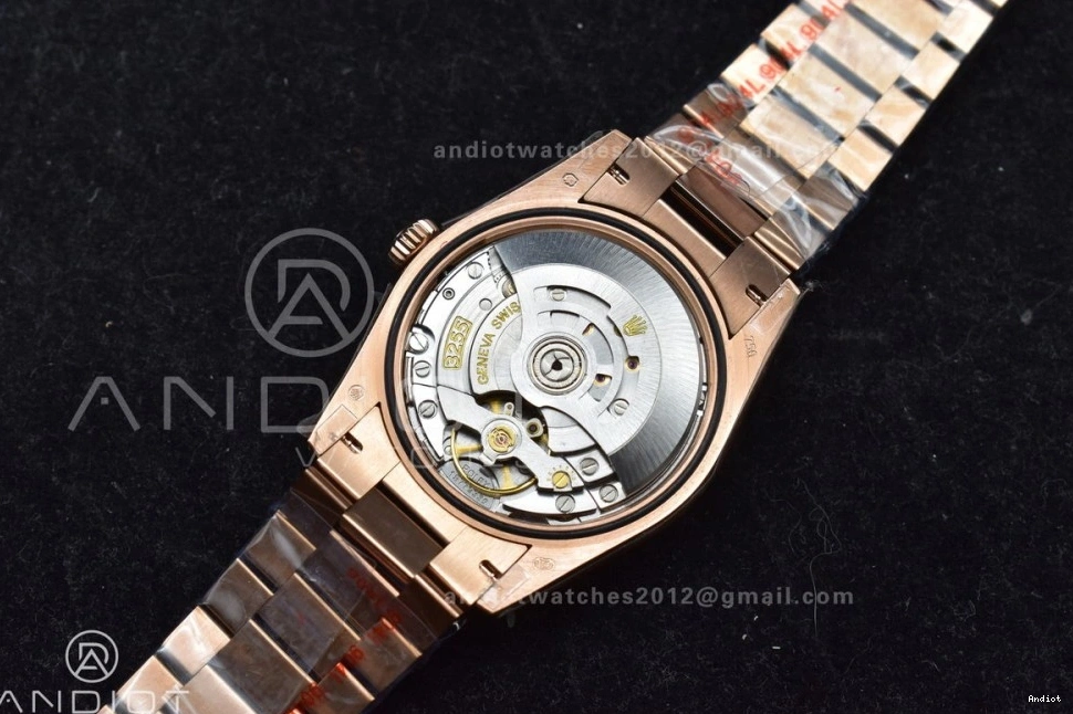 Silver RG vr3255 QF Diamond 904L with Weight) Square on (Gain Bracelet 36 Best Edition DayDate Dial V5 President Steel 0510